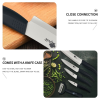 Rust Proof Ceramic Knife with Cover for Home Kitchen, 5 Piece Professional Knife Set with Chef Knife, Utility Knife, Paring Knife and Fruit Knife (Bla