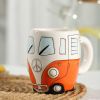 Creative Ceramic Bus Cup Interesting Milk Coffee Mug