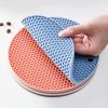 1pc/4pcs Random Honeycomb Shaped Mat; 6.7inch; Non-slip Dining Table Mat; Insulated Kitchen Mat